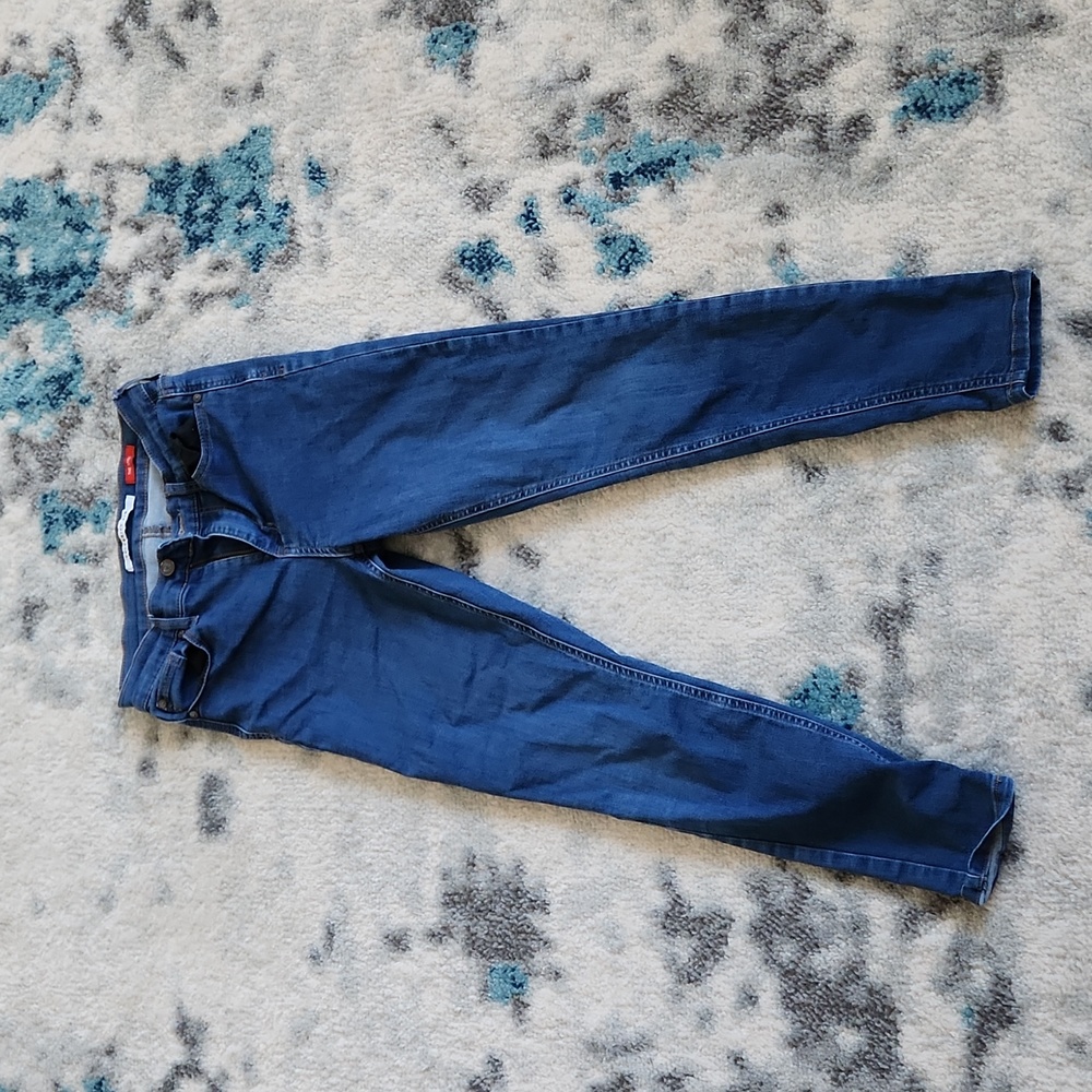 Dark blue jeans